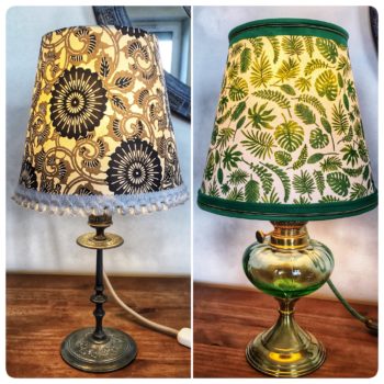 deux lampes restaurées