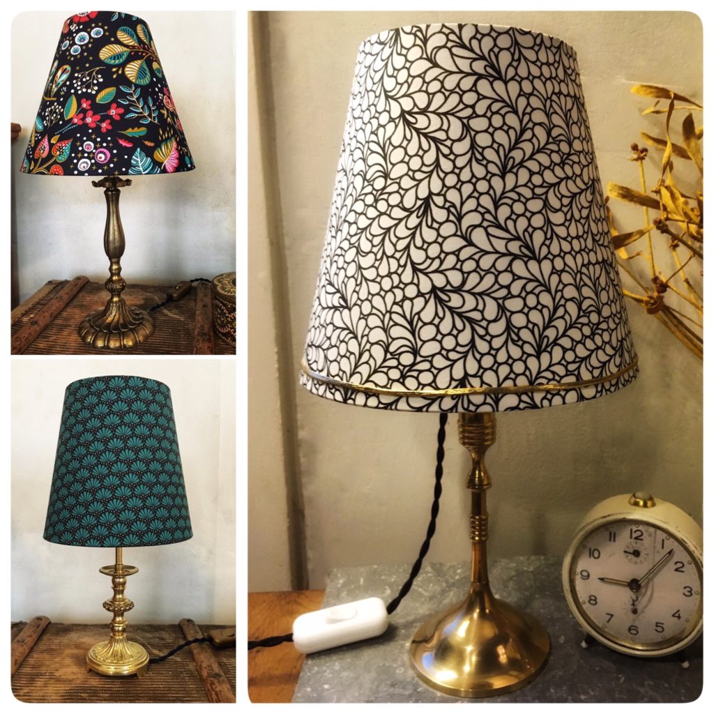 trois lampes restaurées