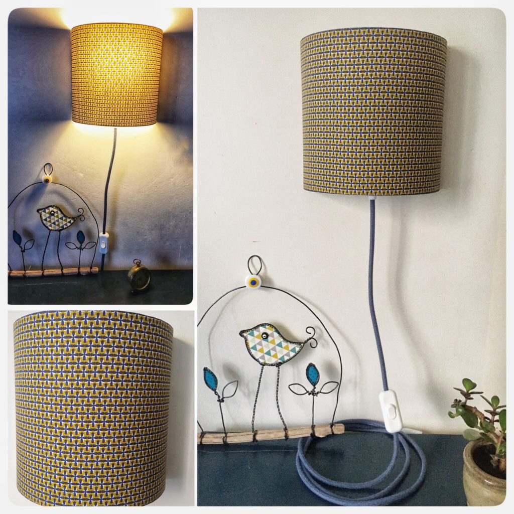 Une applique murale et ses détails