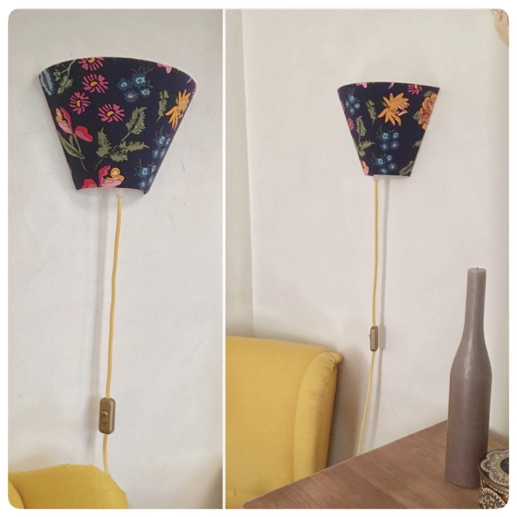 Une applique murale et ses détails