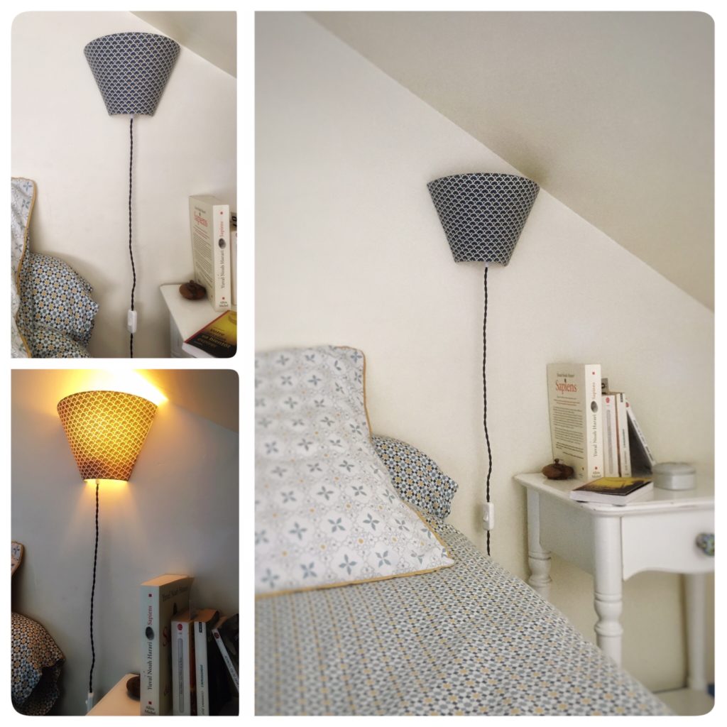 Une applique murale et ses détails